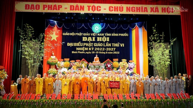 Hình ảnh Đại hội đại biểu Phật giáo tỉnh Bình Phước lần thứ VI