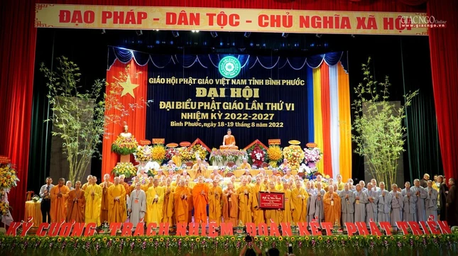 Hình ảnh Đại hội đại biểu Phật giáo tỉnh Bình Phước lần thứ VI