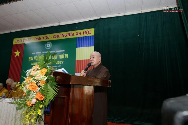 Thượng tọa Thích Như Giải trình dự kiến nhân sự nhiệm kỳ 2022-2027