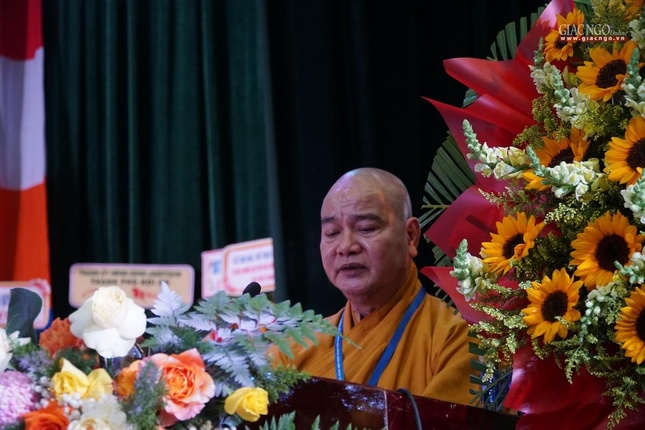 Thượng tọa Thích Như Giải trình danh sách nhân sự nhiệm kỳ 2022-2027