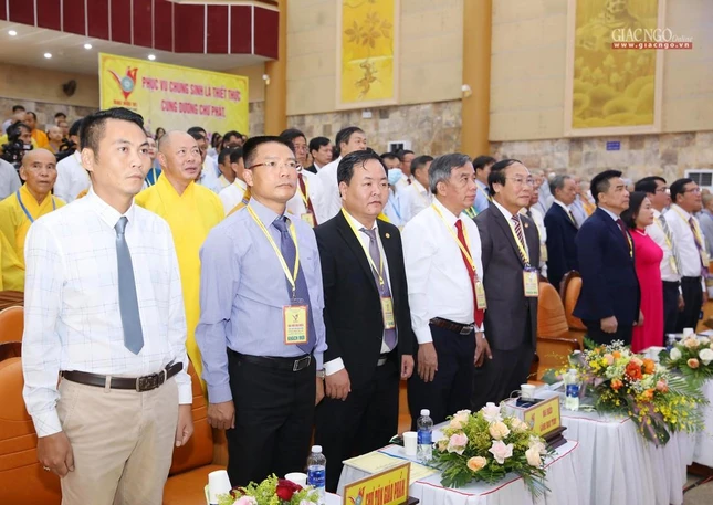 Lãnh đạo chính quyền các cấp tham dự Đại hội lần VI của Phật giáo tỉnh Quảng Nam