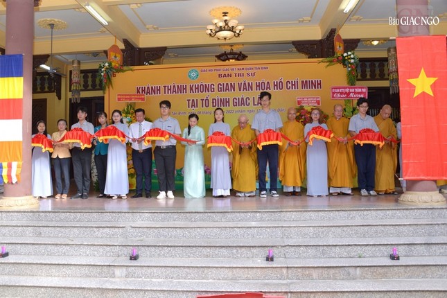 Khánh thành không gian văn hóa Hồ Chí Minh tại tổ đình Giác Lâm - Văn phòng Ban Trị sự