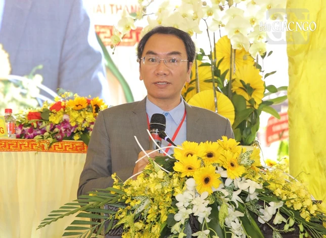 Phó Giáo sư - Tiến sĩ Chu Văn Tuấn phát biểu đề dẫn