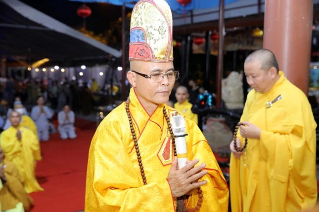 Đại đức Thích Tịnh Đức, sám chủ lễ tang