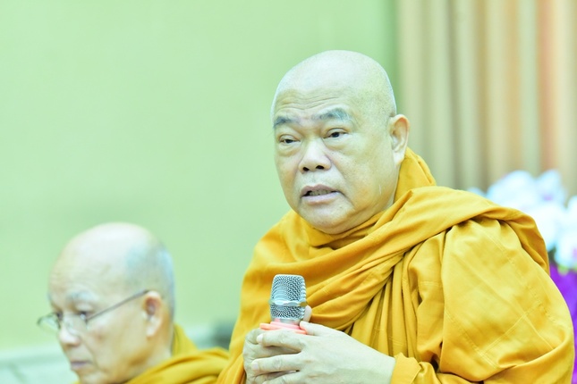 Hòa thượng Thích Giác Toàn phát biểu khai mạc