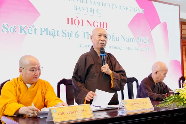 Hòa thượng Thích Huệ Minh phát biểu khai mạc