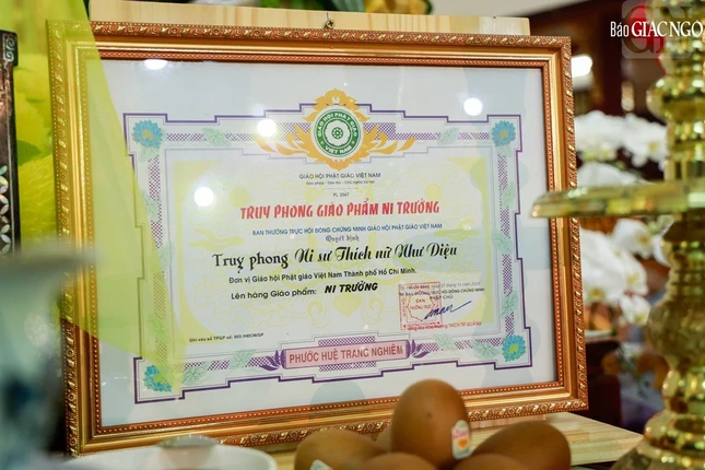 Giáo chỉ truy phong Ni sư Thích nữ Như Diệu lên hàng giáo phẩm Ni trưởng Giáo chỉ truy phong Ni sư Thích nữ Như Diệu lên hàng giáo phẩm Ni trưởng