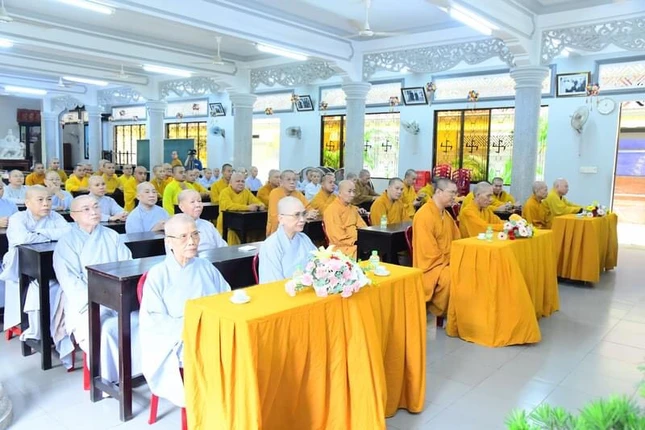 Chư Tăng Ni an cư trên địa bàn Q.Gò Vấp tham dự