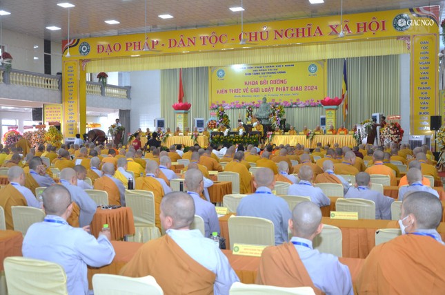 Tổ đình Hội Khánh tỉnh Bình Dương nơi diễn ra Khóa bồi dưỡng kiến thức Giới luật Phật giáo năm 2024 dành cho các tỉnh thành phía Nam (từ Quảng Trị trở vào Cà Mau)