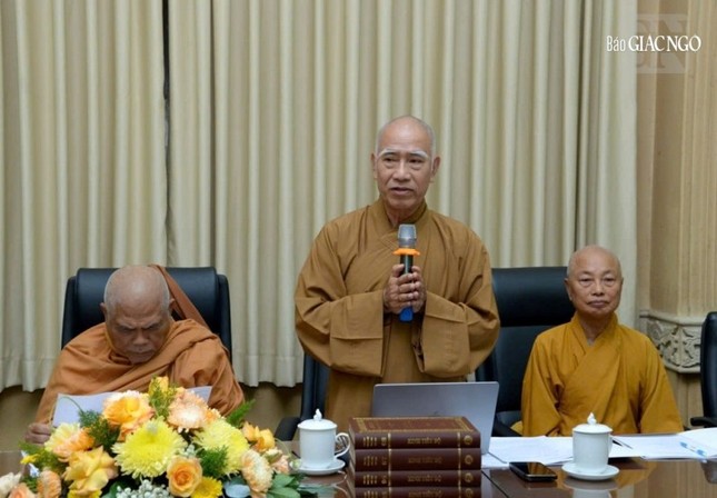 Hòa thượng Thích Tâm Đức phát biểu khai mạc