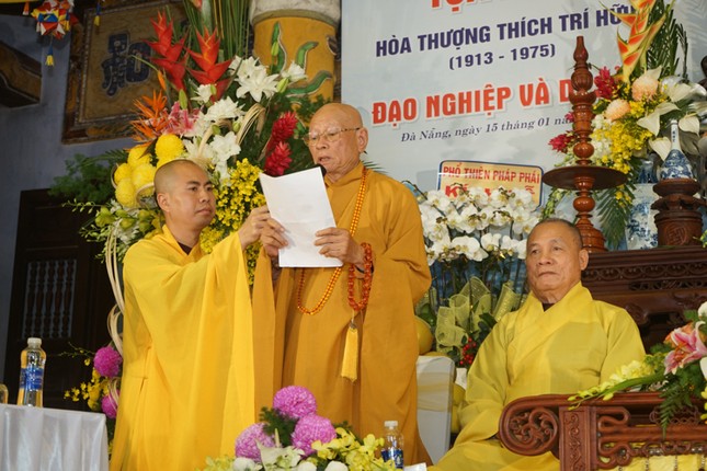 Hòa thượng Thích Thanh Thế phát biểu khai mạc