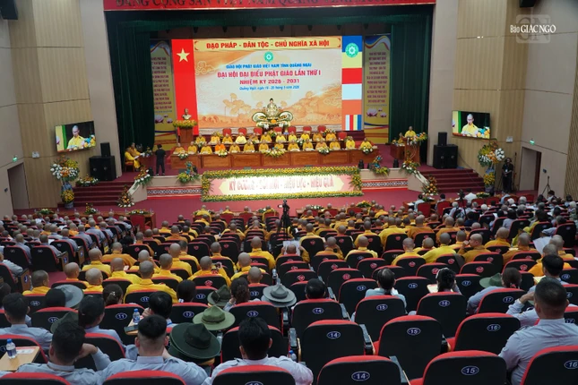 Phiên chính thức Đại hội đại biểu Phật giáo tỉnh Quảng Ngãi lần thứ I, nhiệm kỳ 2026-2031 sẽ diễn ra vào sáng mai, 20-5 tại hội trường Trung tâm Hội nghị Triển lãm tỉnh (P.Cẩm Thành).