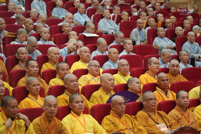 Đại biểu Tăng, Ni tham dự đại hội