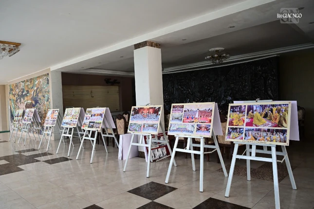 Khu vực triển lãm các hoạt động Phật sự của Phật giáo TP.Hải Phòng