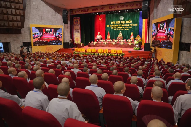 Đại hội Phật giáo TP.Hà Nội có 1.000 đại biểu tham dự