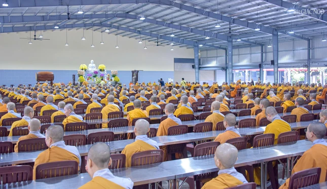 Học viện là trường hạ có đông Tăng, Ni sinh an cư nhất trên địa bàn Thành phố