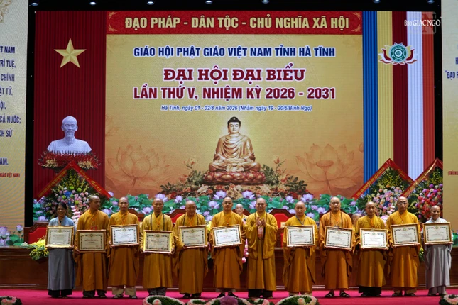 Trung ương Giáo hội ghi nhận những đóng góp của Phật giáo tỉnh Hà Tĩnh trong sự phát triển chung của GHPGVN