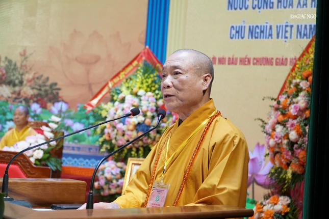 Hòa thượng Thích Bảo Nghiêm phát biểu khai mạc