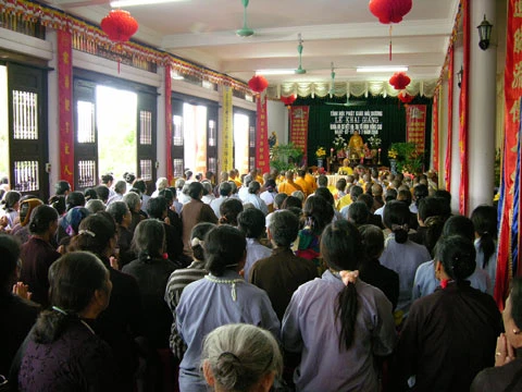 Hải Dương:Lễ khai pháp trường hạ chùa Đống Cao ảnh 6 Hải Dương:Lễ khai pháp trường hạ chùa Đống Cao ảnh 6