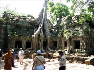 Đền Ta Prohm, bối cảnh của bộ phim Hollywood "Bí mật ngôi nhà cổ"