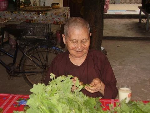 Phật Tích Linh Ứng tự còn là nơi cưu mang người già, neo đơn