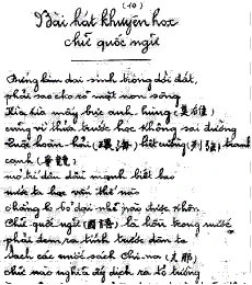 Chữ quốc ngữ. Ảnh dongtac.net