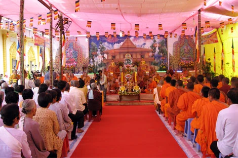 Kiên giang: Lễ khánh thành  Chánh điện & giảng đường chùa Láng Cát ảnh 1