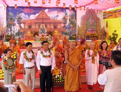 Kiên giang: Lễ khánh thành  Chánh điện & giảng đường chùa Láng Cát ảnh 8