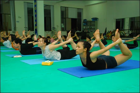 Lớp Yoga của Hội Thể dục dưỡng sinh TP.HCM