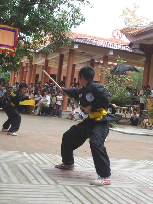 Võ nhà chùa giúp thanh thiếu niên hướng thiện ảnh 5 Võ nhà chùa giúp thanh thiếu niên hướng thiện ảnh 5