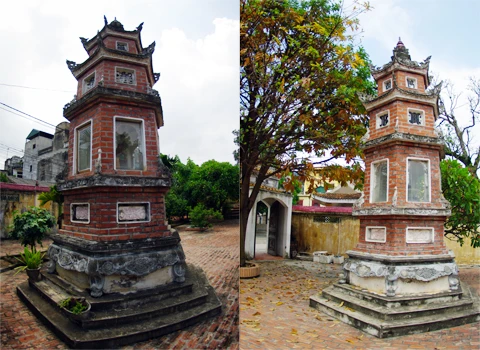 Chùa làng Hoàng Mai là nơi lưu giữ nhiều nét văn hóa của vùng đất cổ Mơ Rượu. Mái chùa cong cong, những cây cổ thụ khẳng khiu đầy hoài niệm. Chiếc giếng cổ như một con mắt xanh của đất. Đình Hoàng Mai lát gạch đỏ với những tượng voi, ngựa đá bên ngoài trông vừa gần gũi vừa tôn nghiêm. Cả một khuôn viên rộng lớn bao bọc lấy ngôi đình. Hàng hiên rộng của đình rộng, dài làm điểm tiếp nối giữa sân và đình. Công chùa truyền thống xen lẫn hiện đại. Những gian thờ và khoảng sân trong đình một ngày tĩnh mịch. Những ngôi tháp mang trong mình những câu chuyện và truyền thuyết lịch sử.