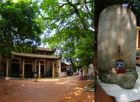 Chùa làng Hoàng Mai là nơi lưu giữ nhiều nét văn hóa của vùng đất cổ Mơ Rượu. Mái chùa cong cong, những cây cổ thụ khẳng khiu đầy hoài niệm. Chiếc giếng cổ như một con mắt xanh của đất. Đình Hoàng Mai lát gạch đỏ với những tượng voi, ngựa đá bên ngoài trông vừa gần gũi vừa tôn nghiêm. Cả một khuôn viên rộng lớn bao bọc lấy ngôi đình. Hàng hiên rộng của đình rộng, dài làm điểm tiếp nối giữa sân và đình. Công chùa truyền thống xen lẫn hiện đại. Những gian thờ và khoảng sân trong đình một ngày tĩnh mịch. Những ngôi tháp mang trong mình những câu chuyện và truyền thuyết lịch sử.