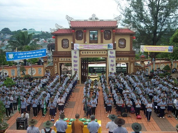 ĐakLak: Bế mạc trại họp bạn Gia đình Phật tử 5 tỉnh Tây Nguyên ảnh 2