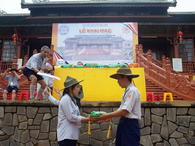 ĐakLak: Bế mạc trại họp bạn Gia đình Phật tử 5 tỉnh Tây Nguyên ảnh 14