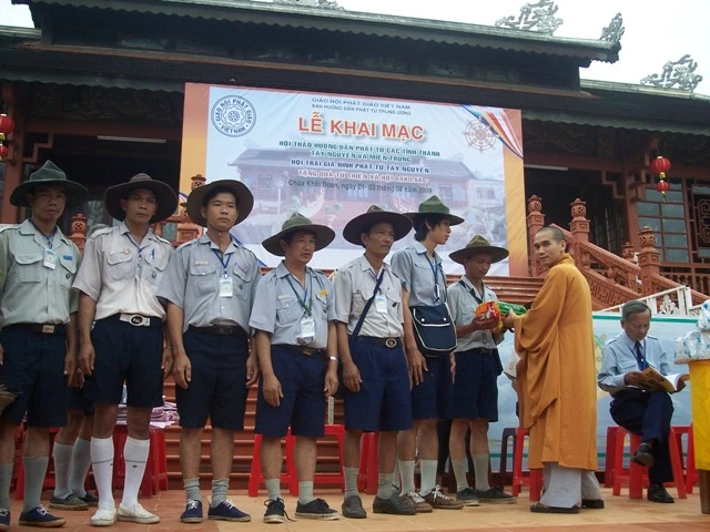 ĐakLak: Bế mạc trại họp bạn Gia đình Phật tử 5 tỉnh Tây Nguyên ảnh 16