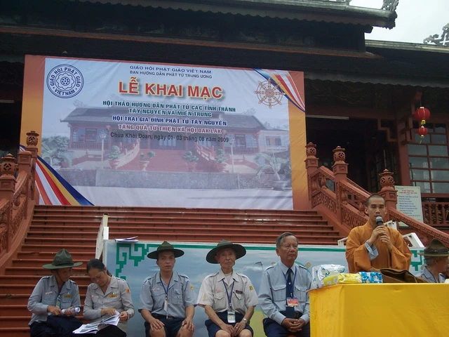 ĐakLak: Bế mạc trại họp bạn Gia đình Phật tử 5 tỉnh Tây Nguyên ảnh 13