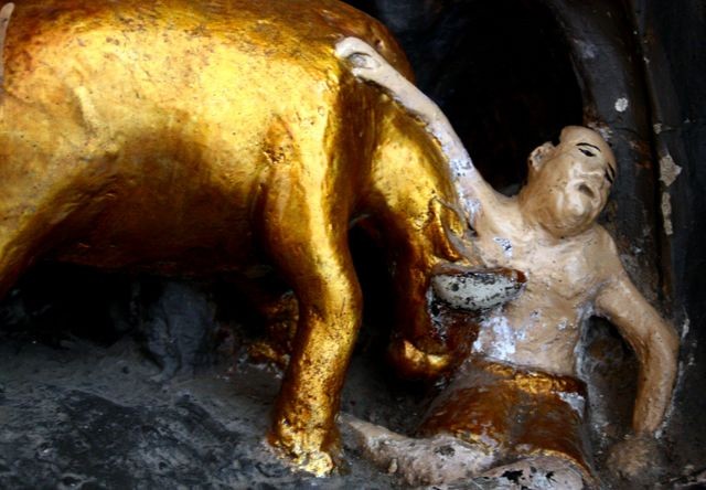 Giết trâu thì bị trâu giết