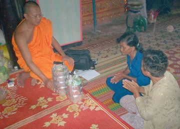 Chùm ảnh:“Lễ vu lan” độc đáo của người Khơmer ảnh 4