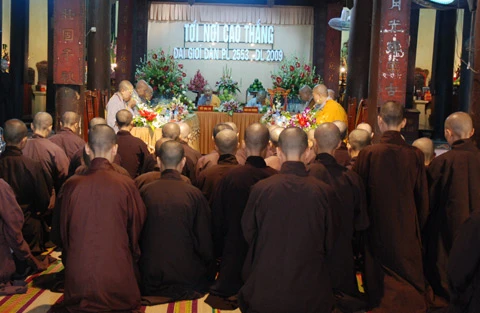 Hà Nội: Thành hội Phật giáo Hà Nội tổ chức Đại giới đàn ảnh 3