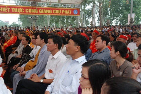 Hà Nội: Chùa Linh Quang tổ chức lễ an vị Long cốt (cất nóc) Đại hùng bảo điện ảnh 7