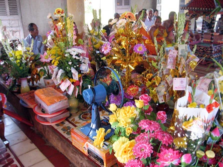 lễ dâng y Kathyna chùa Rạch Sỏi