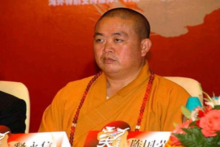 Phương trượng Thiếu Lâm Thích Vĩnh Tín (ảnh sina).