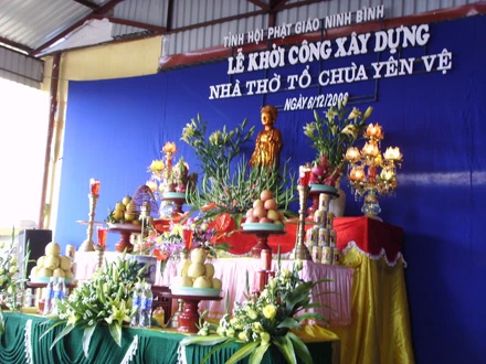 Ninh Bình: Động thổ xây dựng ngôi Tổ đường chùa Yên Vệ (Phúc Hào Tự) ảnh 4 SSL20366.JPG