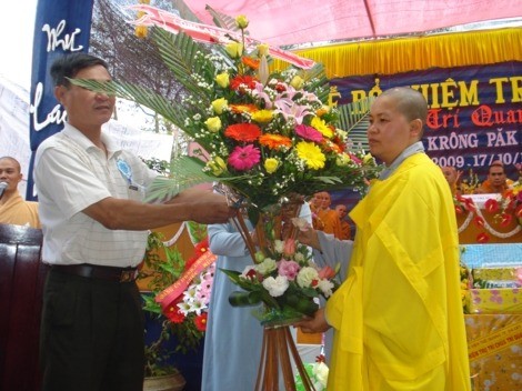 Đắc Lắc: Lễ bổ nhiệm trụ trì chùa Trí Quang - huyện Krôngpak ảnh 14