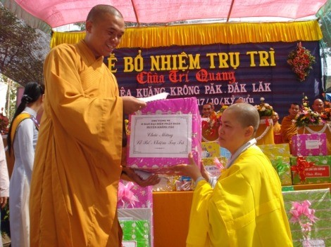 Đắc Lắc: Lễ bổ nhiệm trụ trì chùa Trí Quang - huyện Krôngpak ảnh 20