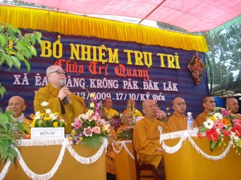 Đắc Lắc: Lễ bổ nhiệm trụ trì chùa Trí Quang - huyện Krôngpak ảnh 26