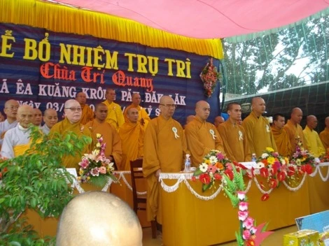 Đắc Lắc: Lễ bổ nhiệm trụ trì chùa Trí Quang - huyện Krôngpak ảnh 4