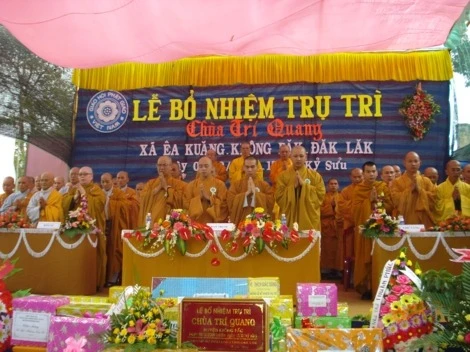 Đắc Lắc: Lễ bổ nhiệm trụ trì chùa Trí Quang - huyện Krôngpak ảnh 5