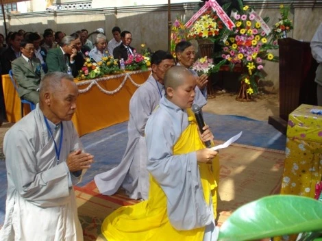 Đắc Lắc: Lễ bổ nhiệm trụ trì chùa Trí Quang - huyện Krôngpak ảnh 12