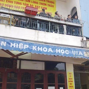 Trụ sở của Liên hiệp Khoa học công nghệ tin học ứng dụng tại số 1 Đông Tác, Kim Liên, Đống Đa, Hà Nội